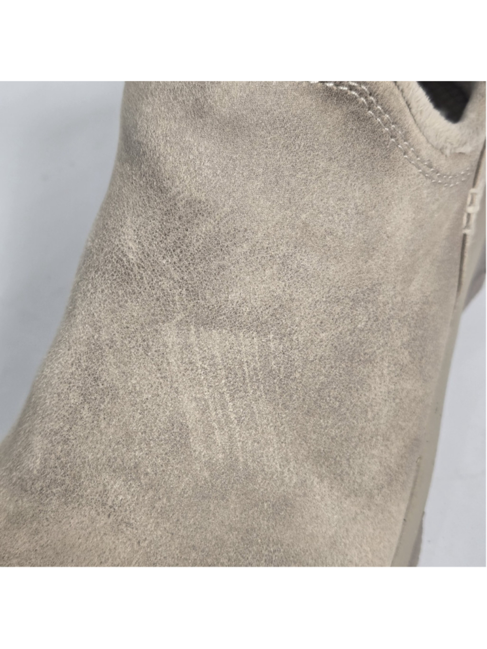 Skechers Easy Going Modern Hour Taupe Slip On Comfort Shoes Womens 7 Vegan Suede - Picture 6 of 15